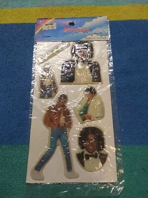 Vintage 80's Retro Michael Jackson Six (6) Puffy Stickers New Sealed Package NOS • $7