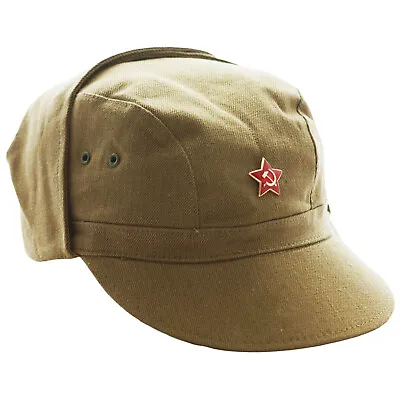 £13.99 • Buy Genuine USSR Soviet Russian Army Military Afghanistan War Uniform Cap Hat Badge