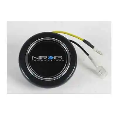 NRG HT-001 Steering Wheel Center Horn Button (NRG Logo) - Black • $16.25