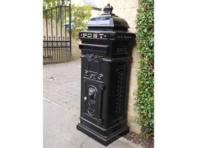 Vintage Victorian Style Wall Mounted Outdoor Letter Mail Post Box Lockable • $286.35