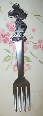 Vintage Disney Mickey Mouse Child's Fork ~ Mint • $10