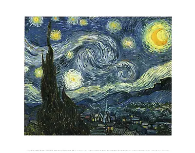 The Starry Night Vincent Van Gogh 11x14 • $12.97