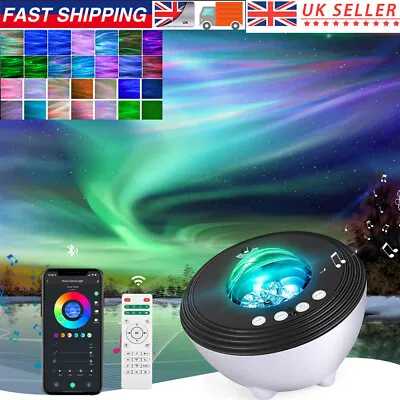 £27.99 • Buy Northern Lights Aurora Galaxy Projector Lamp Music Projection Night Light Kids