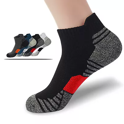Mens Ankle Socks Athletic Cushioned Breathable Low Cut  With Arch Support USA • $15.99