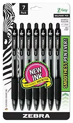 Zebra Pen Z-Grip Retractable Ballpoint Pen Medium Point 1.0mm Black Ink 7 • $6.79