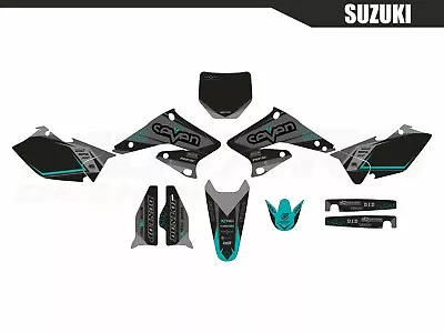 Suzuki RMZ 250 2004 2005 2006 04 05 06 Graphics Kit Motocross Decals MX Dirtbike • $276.40