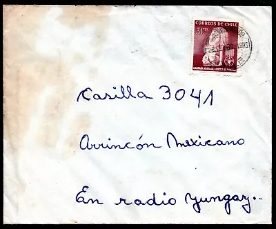 Chile Sobre Con Matasellos San Fernando Timbres De San Rosendo  Incluye Carta • $7.50