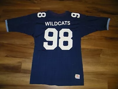 Vintage 1960's-70's Game Used Durene Dureen Football Jersey Wildcatschampionxl • $199.99