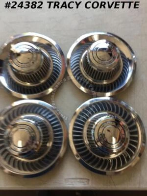 $189 • Buy 1968-1982 Corvette Rally Wheel Center Caps Camaro Nova Chevelle Derby Hub Caps/4