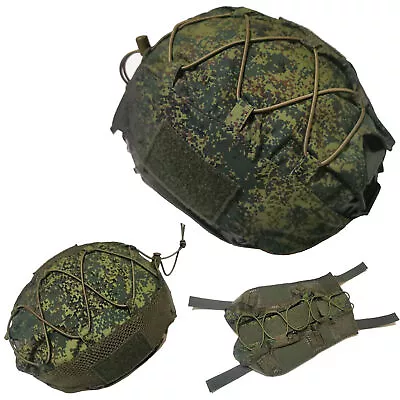 Anti-infrare EMR Green Camouflage Fast Helmet Cover Cloth Skin Hunt Accessories • £16.90