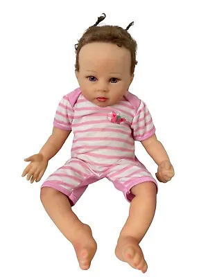 Ashton Drake Linda Murray Heartbeat Baby Doll W/Sounds Purple Eyes 20'' WORKING • $0.99