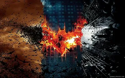 Batman The Dark Knight Rises Falls Begins Movie BAT04 POSTER A4 A3 BUY 2GET1FREE • £4.29