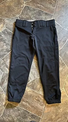 ADULT SMALL EASTON BASEBALL SOFTBALL BLACK PANTS Pants NWOT • $15