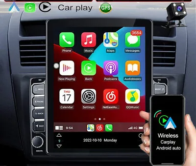 $156.98 • Buy Apple Carplay 9.7  Android 11 Car Stereo Gps Navi Radio Player 2din Wifi +camera