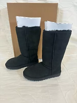 New 100% Authentic Women UGG Classic Tall II Boot 1016224 Black Size 7 9 • $100