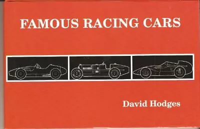 Famous Racing Cars By Hoges  David Book The Cheap Fast Free Post • £3.59