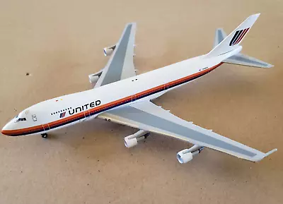 1:400 Boeing 747-200 United Airlines Saul Bass N164UA AeroClassics / BigBird 400 • $149.99