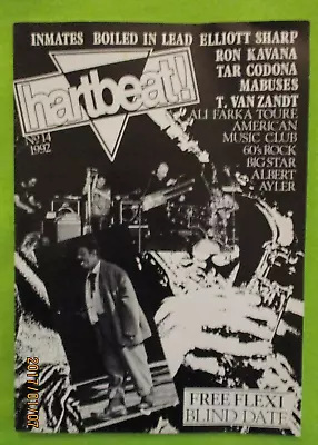 Garage Rock Alternative HARTBEAT! Magazine #14 1992 INMATES ELLIOTT SHARP • $18.99