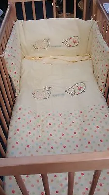 Polka Design 3 PCs Baby Nursery Bedding Bale For Cot / Cot Bed Lollipop Lane • £24.89