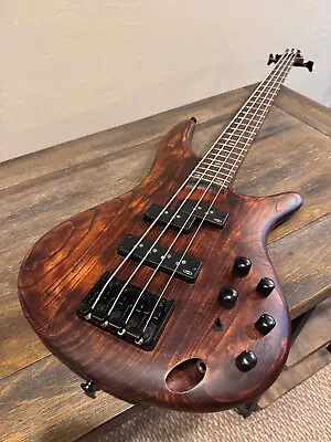 Ibanez SR650NTF Electric Bass 2010s - Natural Flat Brown W/ Gator Case Mint Cond • $700