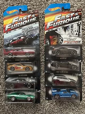 Hot Wheels Fast & Furious Set Of 8 New 2014 Supra Charger Walmart • $80