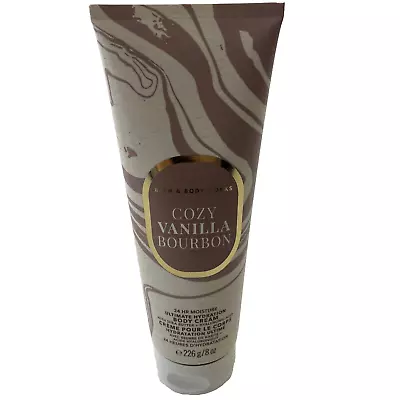 Bath & Body Works Cozy Vanilla Bourbon Body Cream Hyaluronic Acid Shea Butter • $9.87