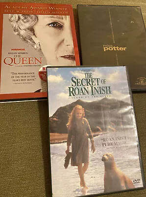 3 DVDs The Queen Miss Potter The Secret Of Roan Inish • $18