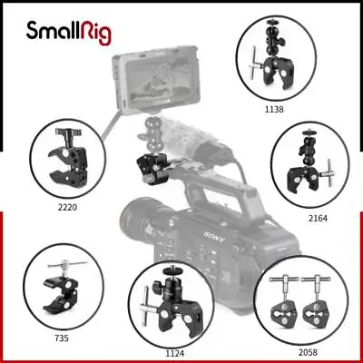 SmallRig Super Clamp Ball Head Camera Mount For Light/Monitor/ Tripod/Gopro • $12.90