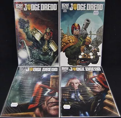 JUDGE DREDD #1-4 + Variant #1 IDW 2012 • $14.95