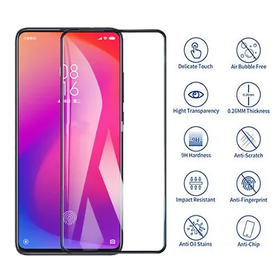 For Xiaomi Redmi Note 10 Pro 11 Lite 9T K40 Full Tempered Glass Screen Protector • $2.59