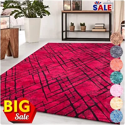 Luxury Non Slip Rug Hallway Runner Living Room Carpet Bedroom Kitchen Floor Mat* • £7.99