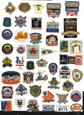 Mets Vintage Pin Choice New York NY MLB Piazza Citi Field Shea Gooden Shinjo • $7.25