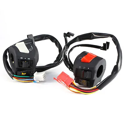 Motorcycle 7/8  Handlebar Horn Turn Signal Headlight Electrical Start Switch Kit • $13.99
