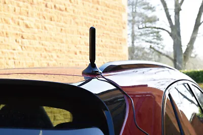 Portable Uhf Hdtv Tv Aerial With Magnetic Base For Car Campervan Truck • £8.95