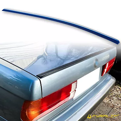 Fyralip Y21 Painted 173 Blue Trunk Lip Spoiler For BMW 3 Series E30 Coupe 82-90 • $77.56