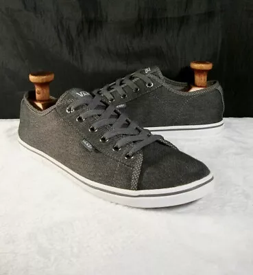 Vans Ferris Lo Pro Gray Canvas Skateboard Sneakers 10m Vn-ojw069v Free Ship • $19.95