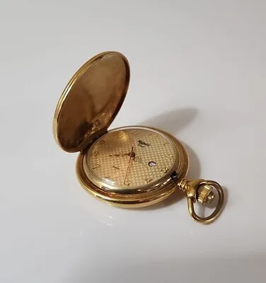 Majesti Swiss Gold Toned Pocket Watch • $40