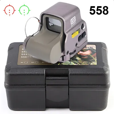 558 Holographic Red Dot Sight Green Dot EXPS3-2 Tactical Scope QR Airsoft DE US • $55.50