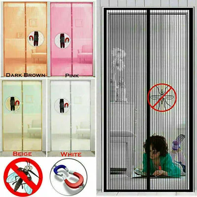 £1.99 • Buy Magnetic Door Net Insect Magic Screen Bug Mosquito Fly Insect Curtain Mesh Guard