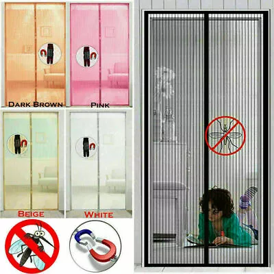 £0.99 • Buy Magnetic Door Net Insect Magic Screen Bug Mosquito Fly Insect Curtain Mesh Guard
