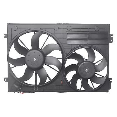 Radiator Cooling Fan Assembly For 2005-2016 Volkswagen Jetta 2006-2010 Passat • $76.94