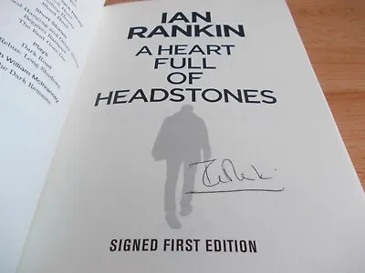 A Heart Full Of HeadstonesIan Rankin SIGNED FIRST EDITION1st Printing NEW • £19.98