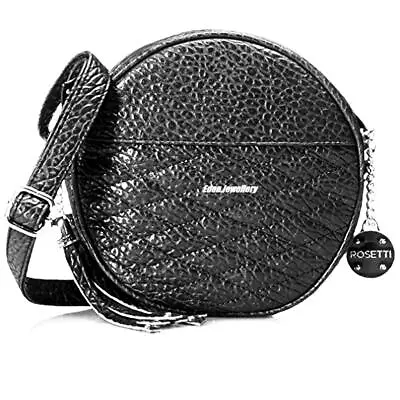 ROSETTI Mystic BLACK Round Crossbody Handbag Purse Bag Medium Model LIBERTY Cute • $59.95
