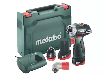 ⭐ MPTPMBS12QC Metabo PowerMaxx Brushless Drill/Screwdriver 12V 2 X 2.0Ah Li-ion⭐ • £148.95