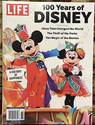 Life Magazine 2023 100 Years Of Disney A History Of Happiness • $9.49