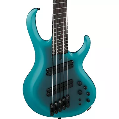 Ibanez BTB605MSCEM 5-String Electric Bass W/Case - Cerulean Aura Burst Matte • $1299.99