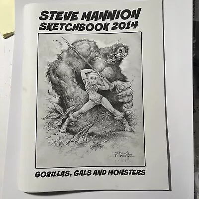 Steve Mannion Sketchbook 2014 RARE Fearless Dawn  NM/M 8.5x11 Asylum Press • $30