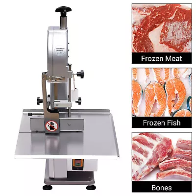 1500W Electric Meat Bone Saw Machine Commercial Frozen Meat Bone Cutter Band Saw • $381.90