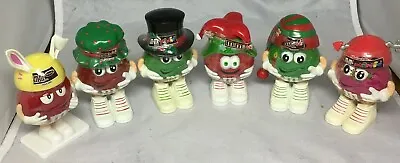 M&M Plastic Holiday Figures Lot Of 6 Sealed Christmas Easter • $19