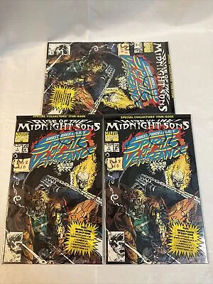 Rise Of Midnight Sons Part 2 Spirits Of Vengeance #1 Marvel Comics 1992 Sealed 3 • $0.99